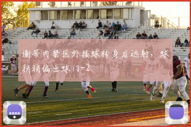谢蒂内禁区外接球转身后远射，球稍稍偏出球门